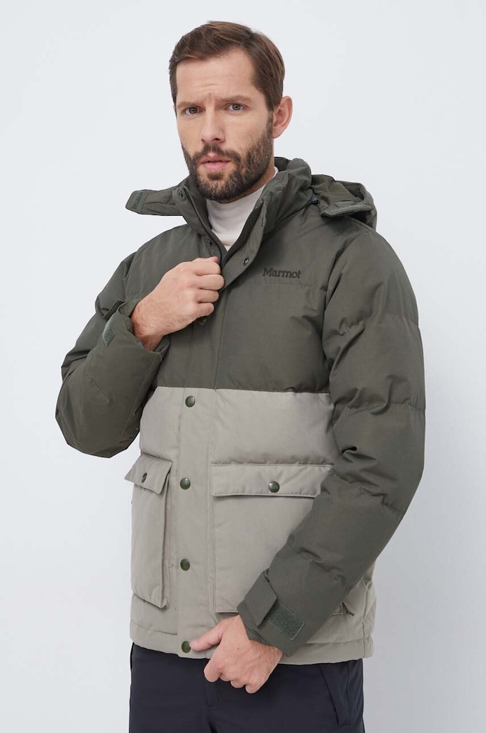 Marmot kurtka puchowa pozostałe zielony M13291