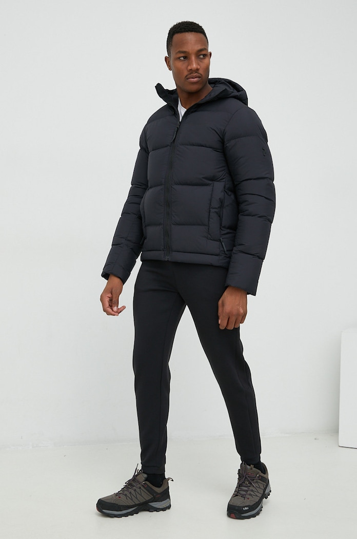 Peak Performance kurtka puchowa G77962 czarny AW24