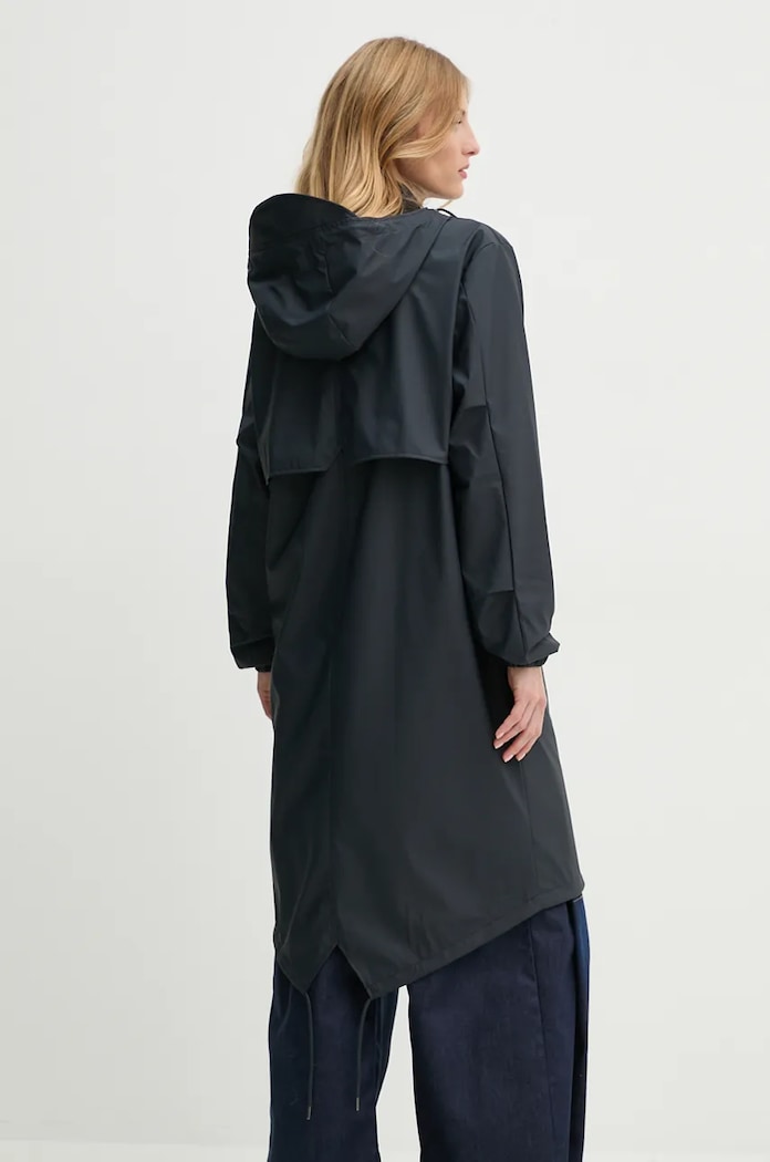 Одежда Противодождевая куртка Rains 18140 Fishtail Parka 18140.47 тёмно-синий