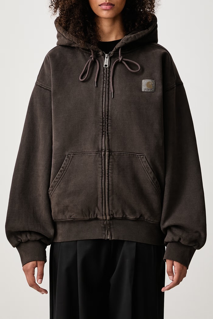Carhartt WIP Kurtka Carhartt WIP Dusty H Brown I029524 DUSTY H BROWN bluza rozpinana bawełniana I029524