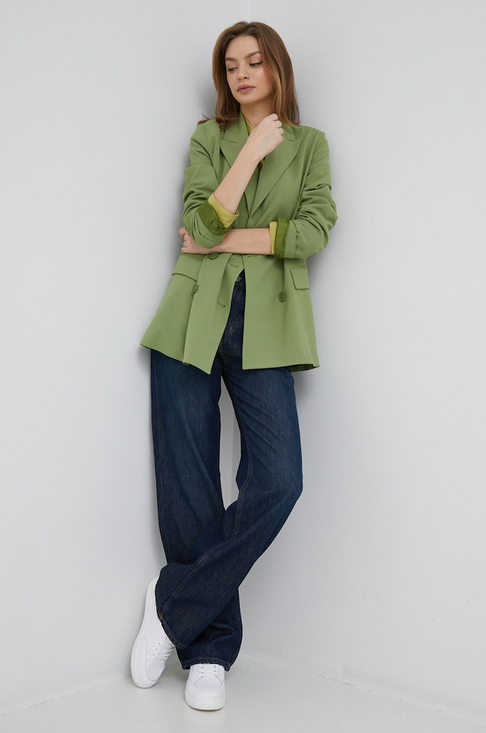 Suknjič United Colors of Benetton 2ONGDW00P zelena AW22