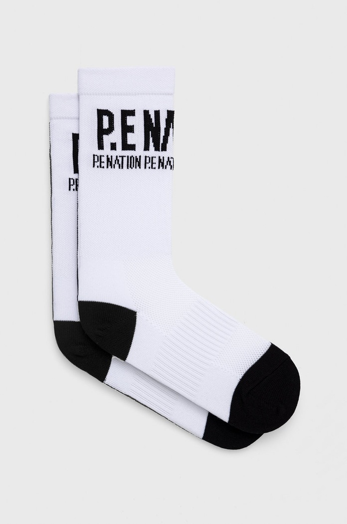 P.E Nation șosete pentru femei cu bumbac alb 22PE3A346