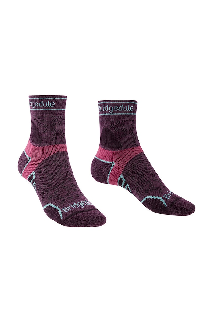 Ponožky Bridgedale Lightweight T2 Merino Sport outdoor růžová 710200
