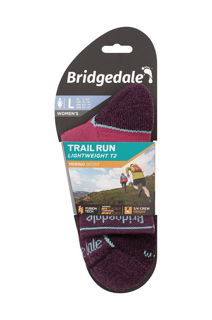 Oblečení Ponožky Bridgedale Lightweight T2 Merino Sport 710200 růžová