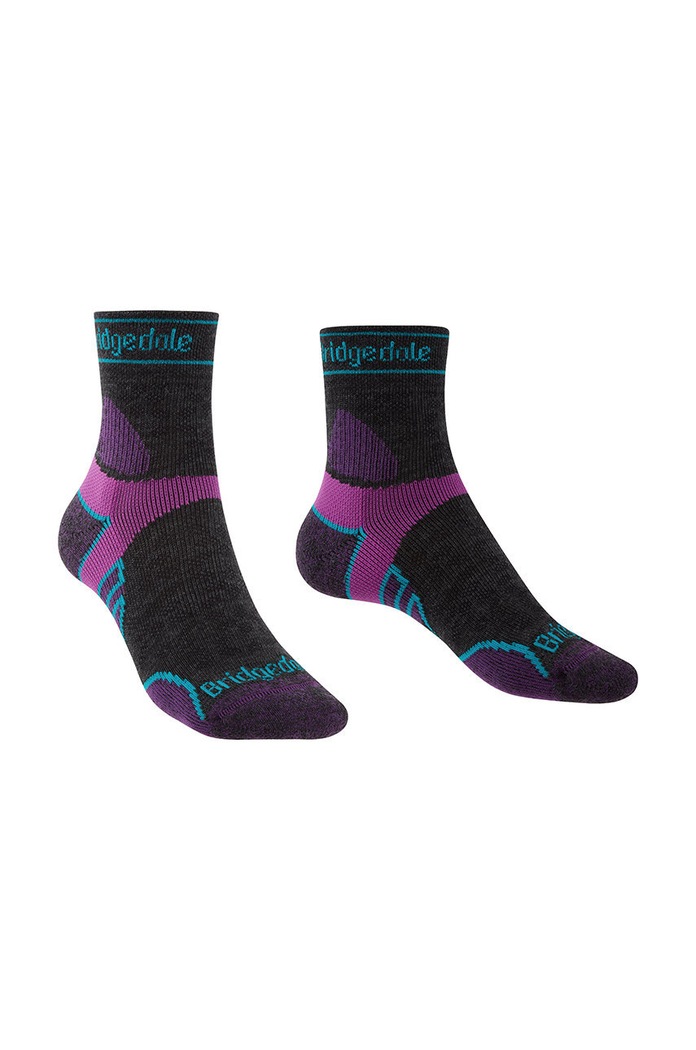 Ponožky Bridgedale Lightweight T2 Merino Sport outdoor fialová 710200