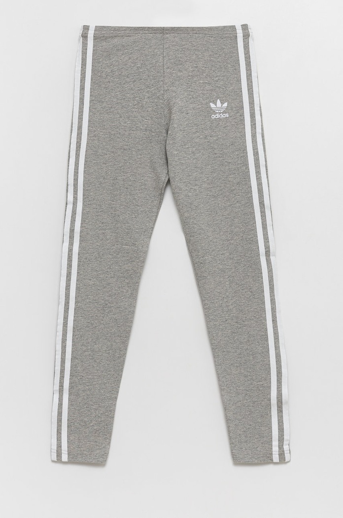 Dětské legíny adidas Originals HI2277 pletenina šedá HI2277