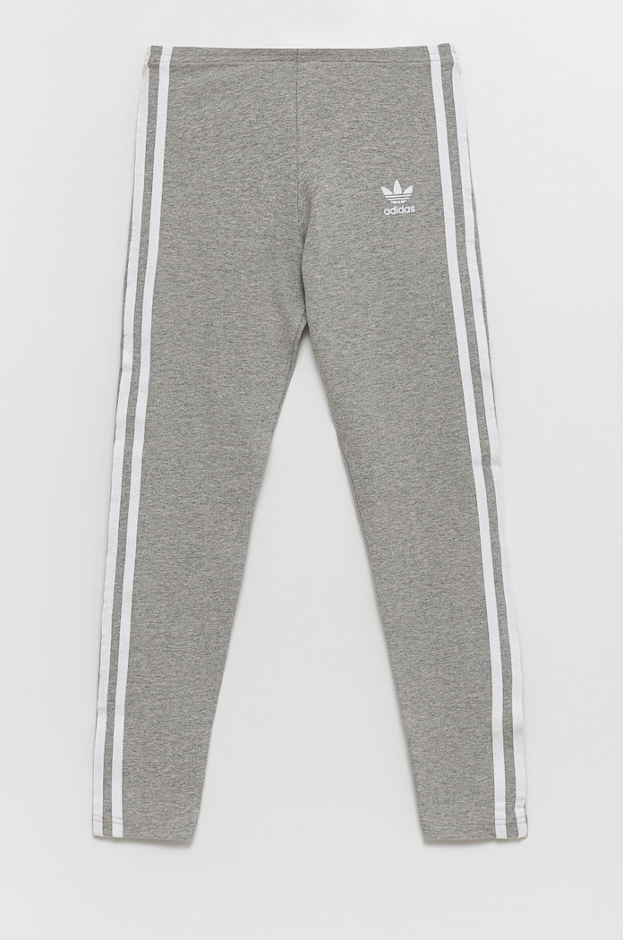 Dětské legíny adidas Originals HI2277 pletenina šedá HI2277