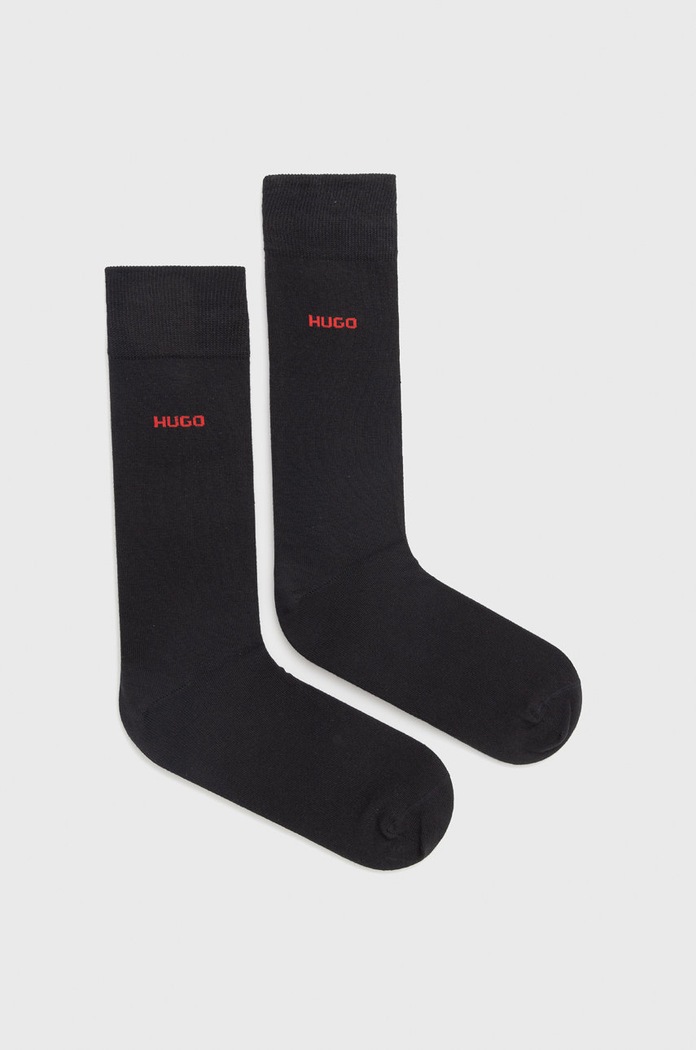 HUGO čarape (2-pack) visoke čarape crna 50468099