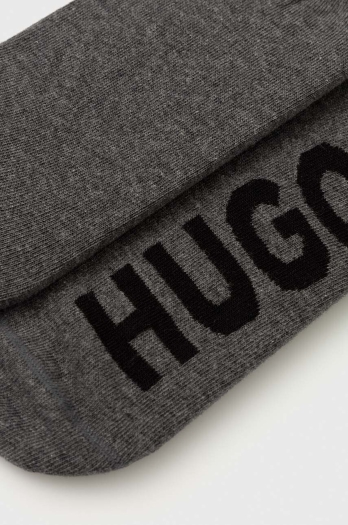 HUGO skarpetki 2-pack 50468102 szary AW24