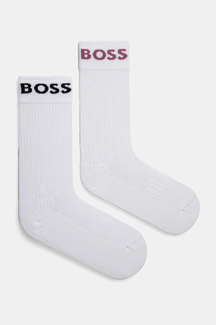Ponožky BOSS 2-pak dlhé ponožky biela 50467707