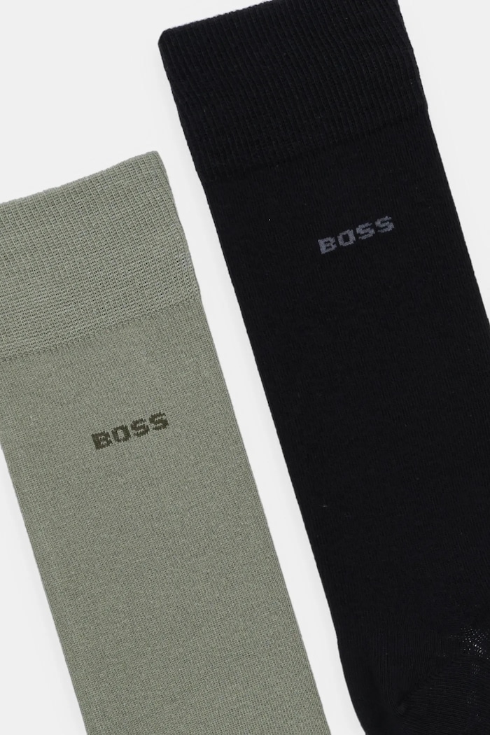 BOSS șosete 2-pack 2P RS Uni Colors CC 50467709 verde SS25