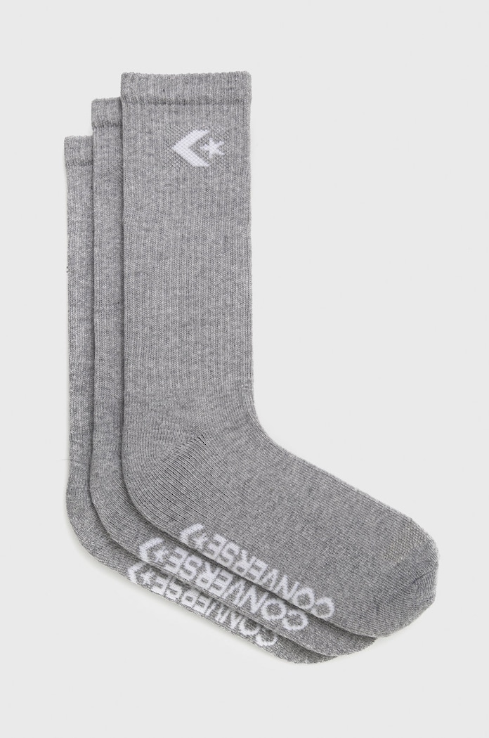 Converse skarpetki 3-pack melanż szary E726H.3000