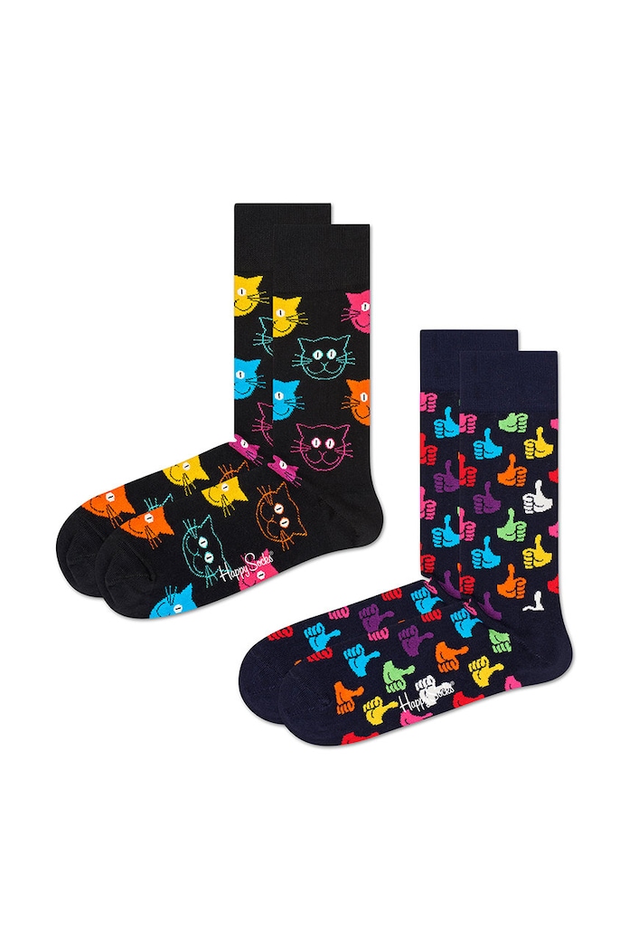 Happy Socks Κάλτσες Happy Socks 2-pack πολύχρωμο MJA02.9050.M