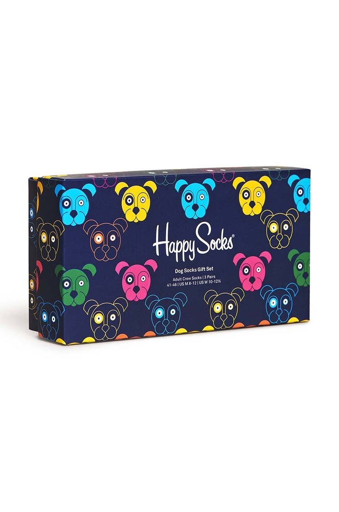 Odzież Happy Socks Skarpetki 3-Pack XDOG08.0150.M multicolor