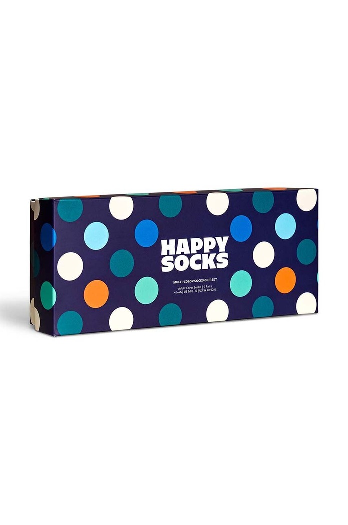 Ponožky Happy Socks 4-pack dlouhé ponožky vícebarevná XMIX09.6050.M