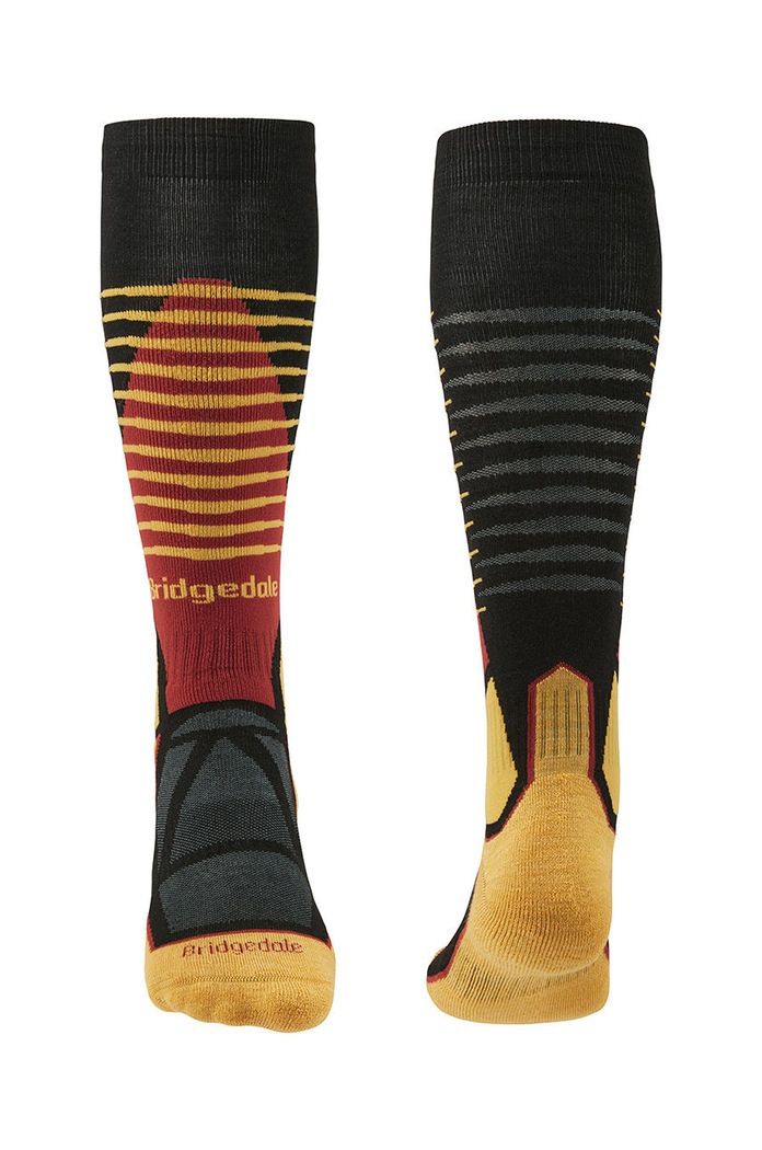 Bridgedale calzini da sci Midweight Merino Performance 710214 giallo AW23
