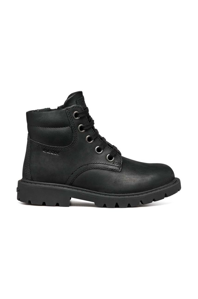 Geox buty zimowe skórzane dziecięce J16FAB.032BC.28.35 czarny AW25