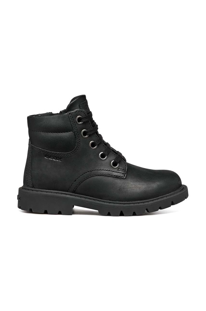 Geox buty zimowe skórzane dziecięce J16FAB.032BC.28.35 czarny AW25