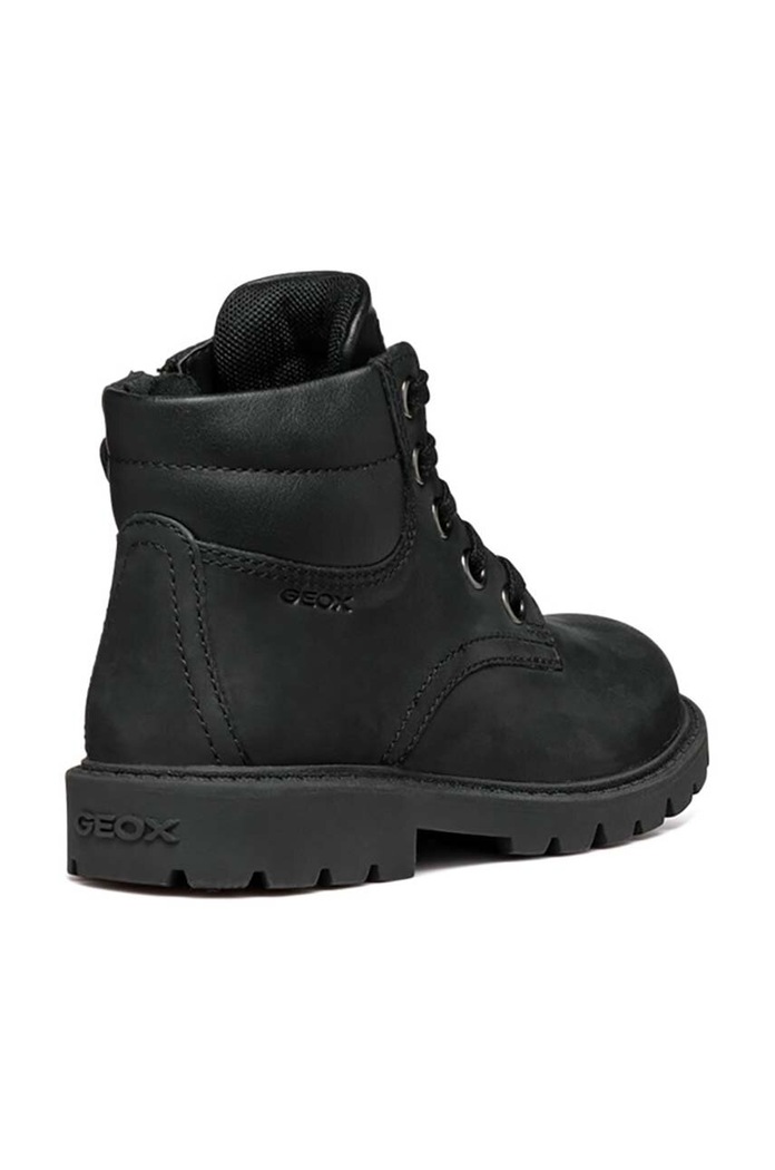 Chłopiec Geox buty zimowe skórzane dziecięce J16FAB.032BC.28.35 czarny