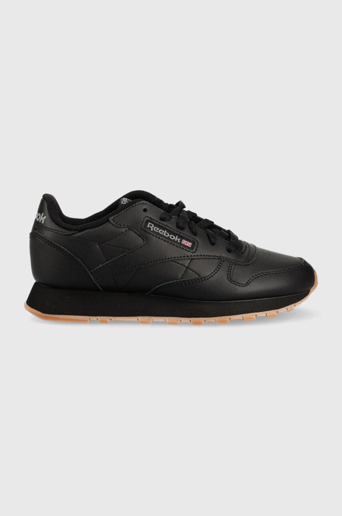 Reebok Classic sneakersy skórzane dziecięce CL LTHR syntetyczny czarny GZ6093