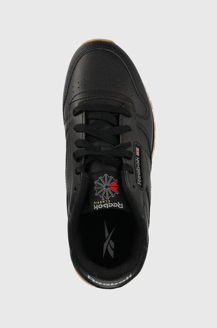 Reebok Classic sneakersy skórzane dziecięce CL LTHR czarny GZ6093
