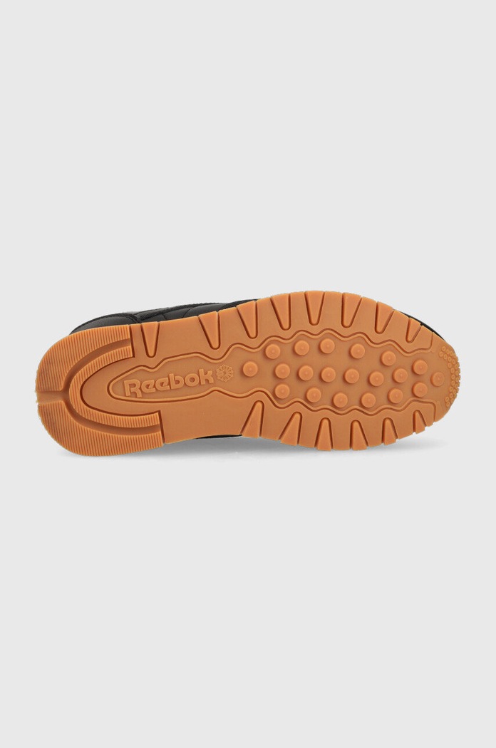 Reebok Classic sneakersy skórzane dziecięce CL LTHR GZ6093 czarny
