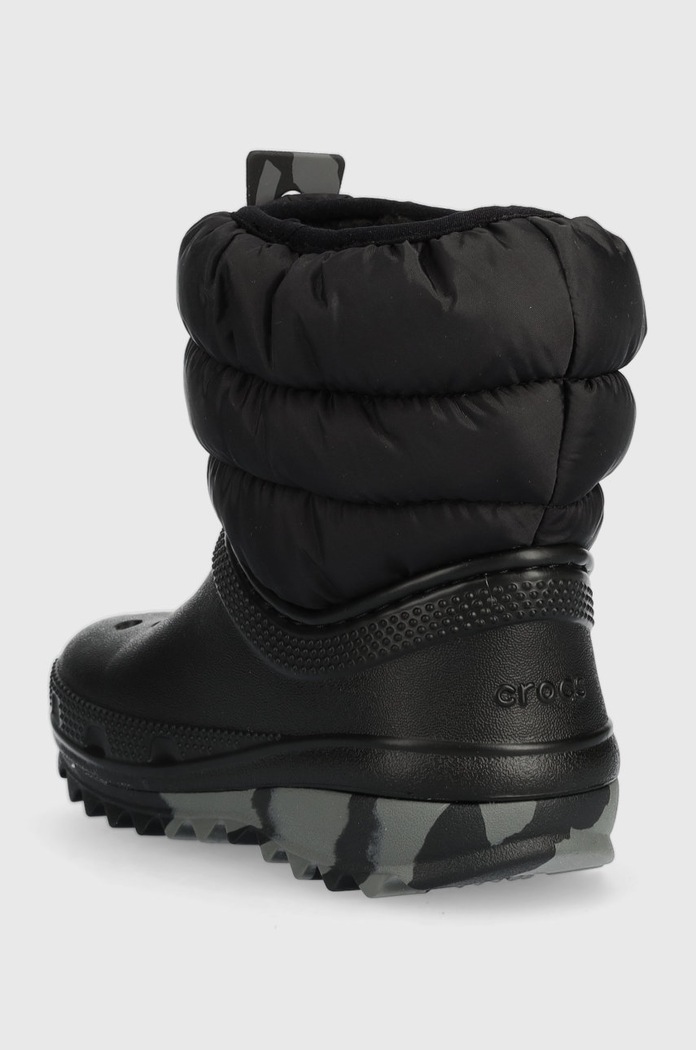 Fiú Crocs gyerek hótaposó 207683.CROCS.CLASSIC.NEO.PUFF.BOOT.T fekete