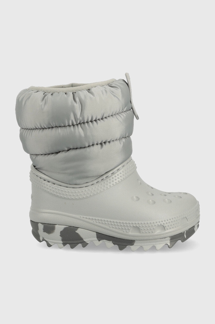 Crocs gyerek hótaposó textil szürke 207683.CROCS.CLASSIC.NEO.PUFF.BOOT.T
