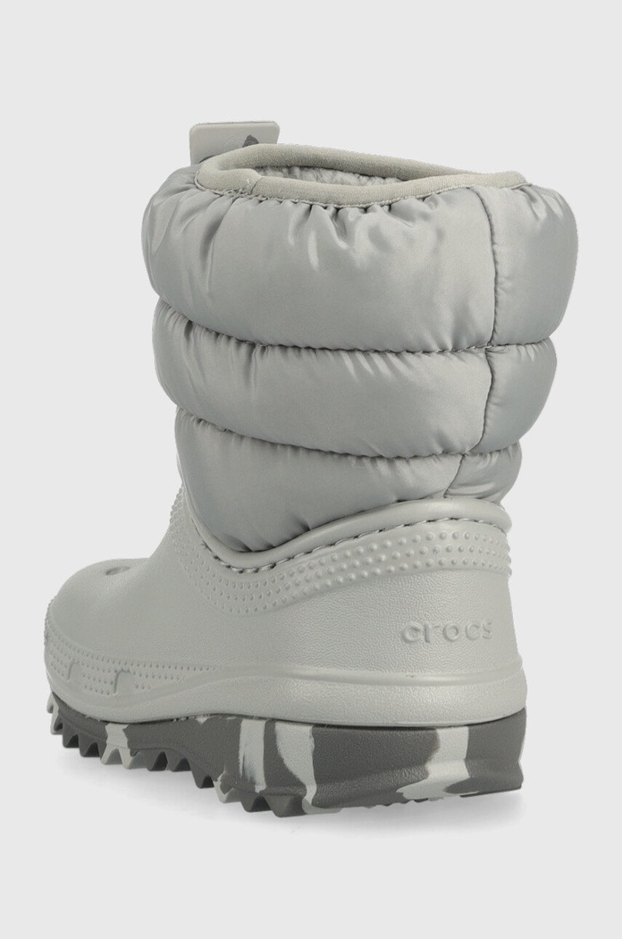 Fiú Crocs gyerek hótaposó 207683.CROCS.CLASSIC.NEO.PUFF.BOOT.T szürke