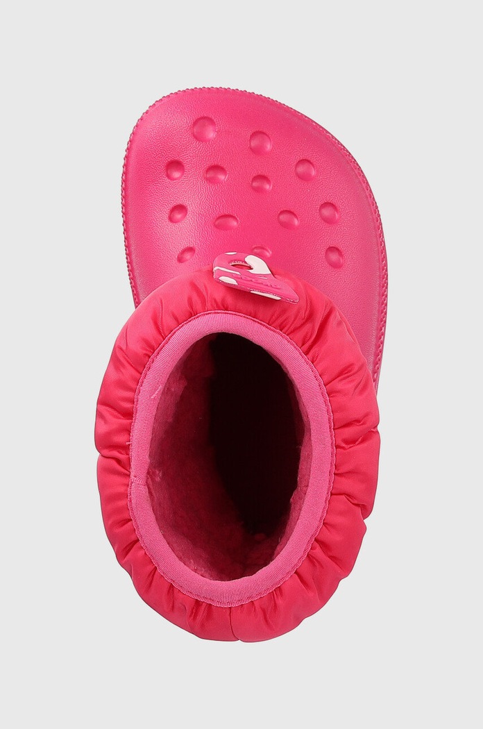 Detské snehule Crocs ružová 207683.CROCS.CLASSIC.NEO.PUFF.BOOT.T