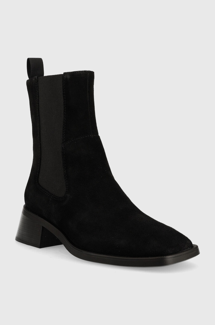 Vagabond Shoemakers sztyblety zamszowe Blanca 5417.040.20 czarny AW22