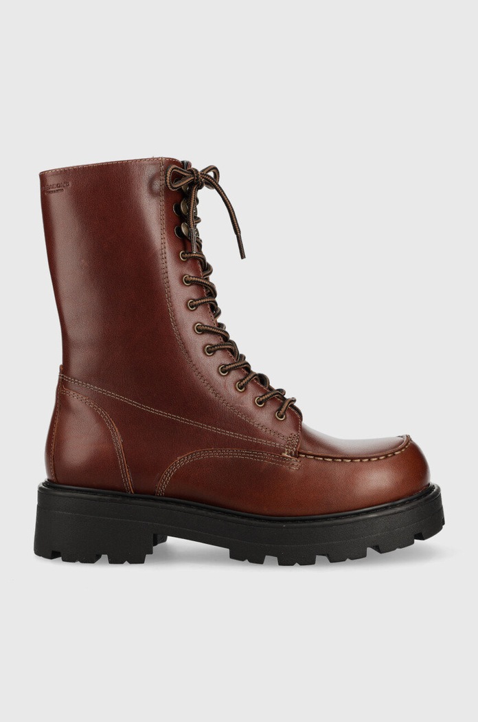 Kožne čizme Vagabond Shoemakers zrnata koža bordo 5455.101.49