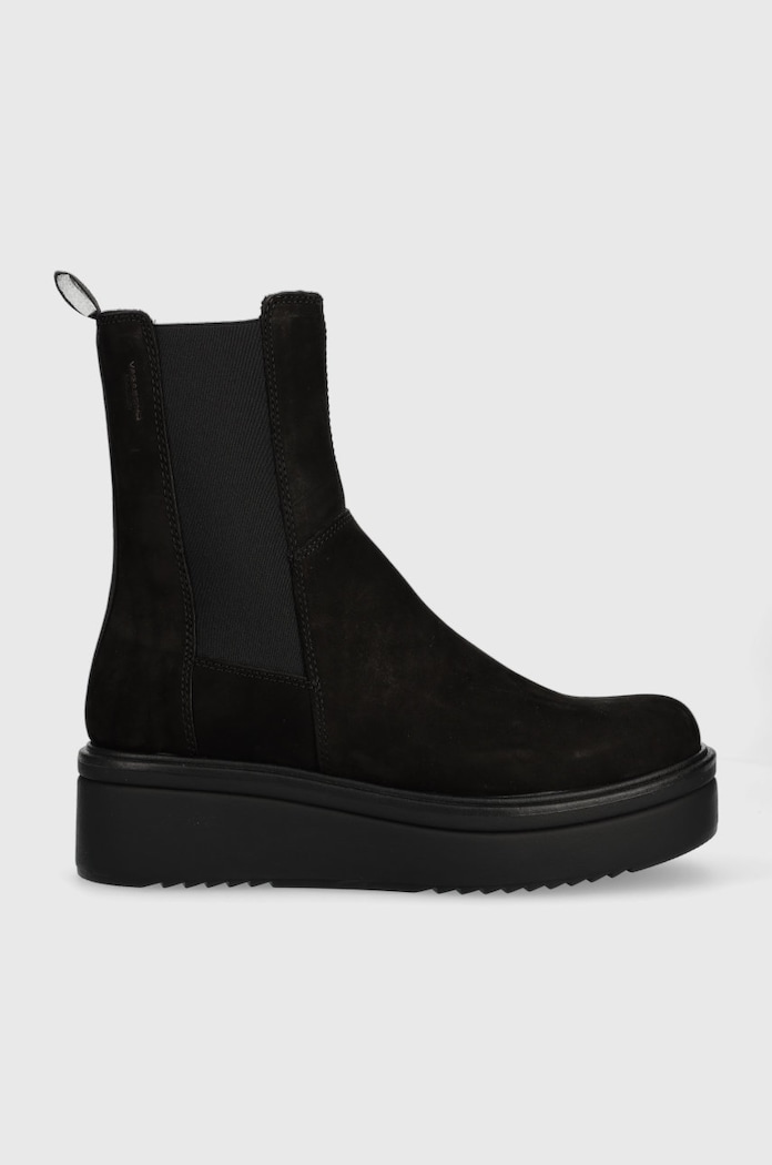 Kožené kotníkové boty Vagabond Shoemakers Tara semišová kůže černá 4846.150.20