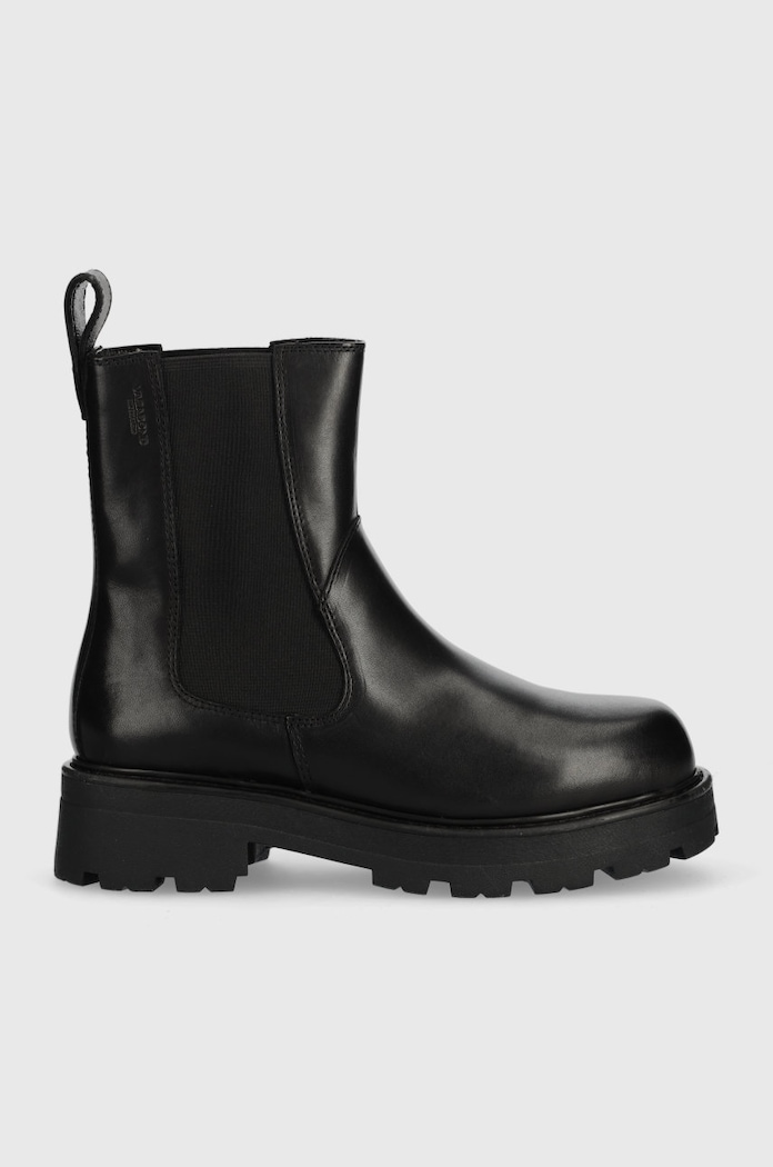 Usnjeni chelsea Vagabond Shoemakers Cosmo 2.0 Zrnato usnje črna 5459.301.20