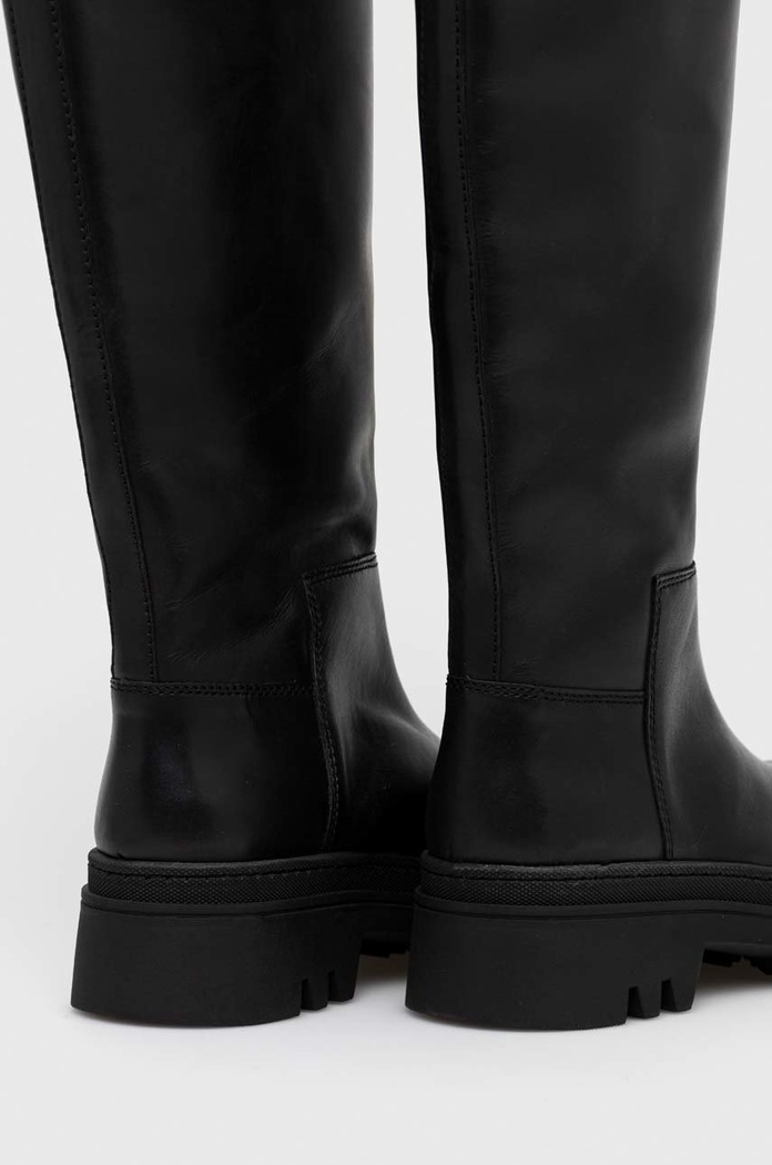 Obuwie Tommy Jeans kozaki skórzane Tommy Jeans Fashion Bootie EN0EN01946.BDS czarny