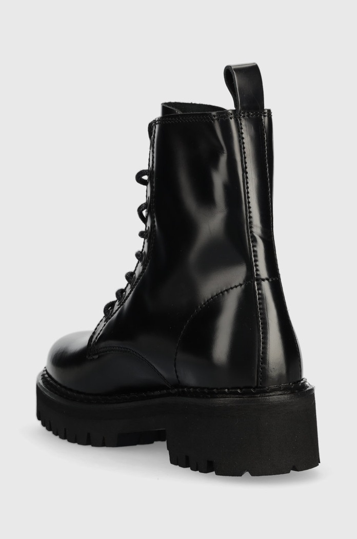 Boty Kožené workery Tommy Jeans Urban Tommy Jeans Lace Up Boot EN0EN01995.BDS černá