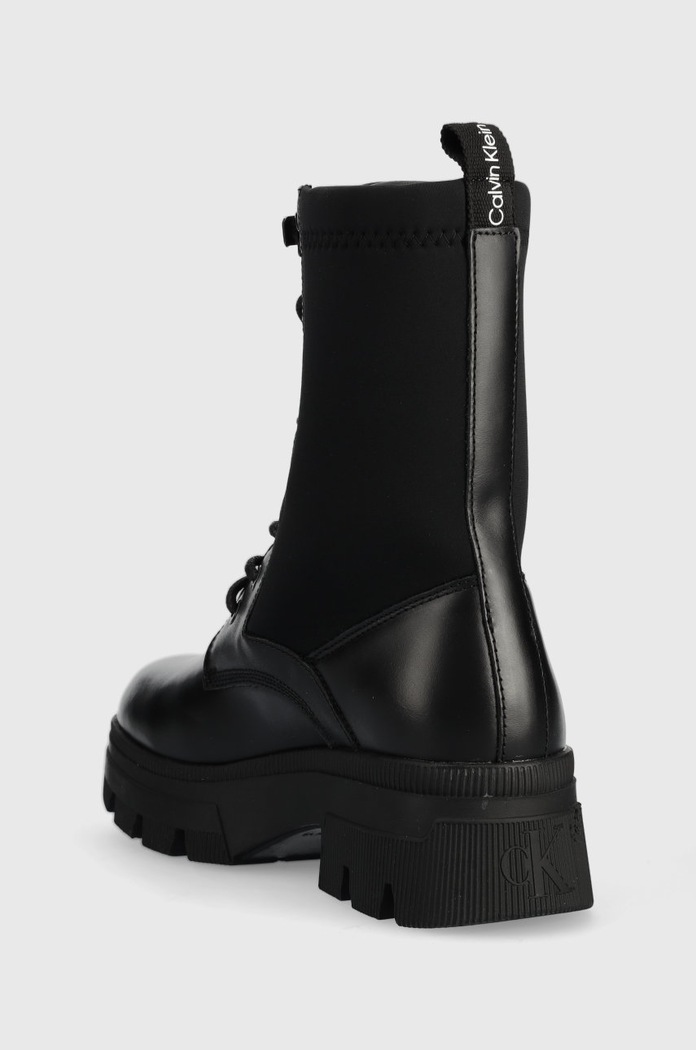 Obuwie Calvin Klein Jeans workery Chunky Combat Laceup YW0YW00740.BDS czarny