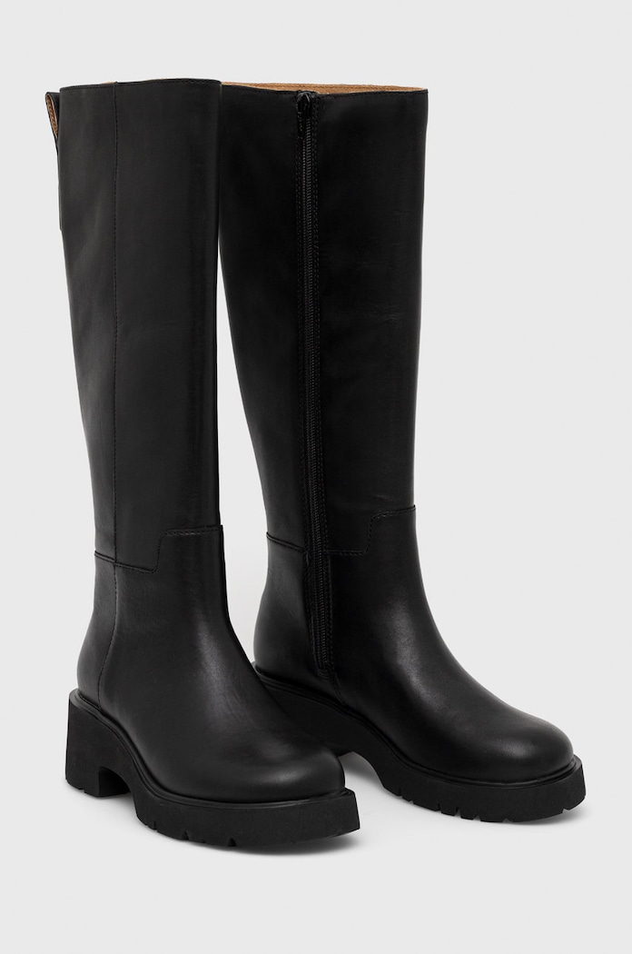 Кожени ботуши Camper Milah K400659.001 черен AW23