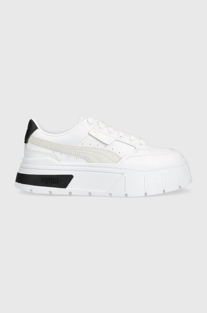 Puma Leather sneakers Mayze Stack Wns white 384363