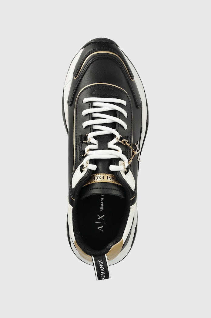Kožené tenisky Armani Exchange černá XDX104.XV580.S038