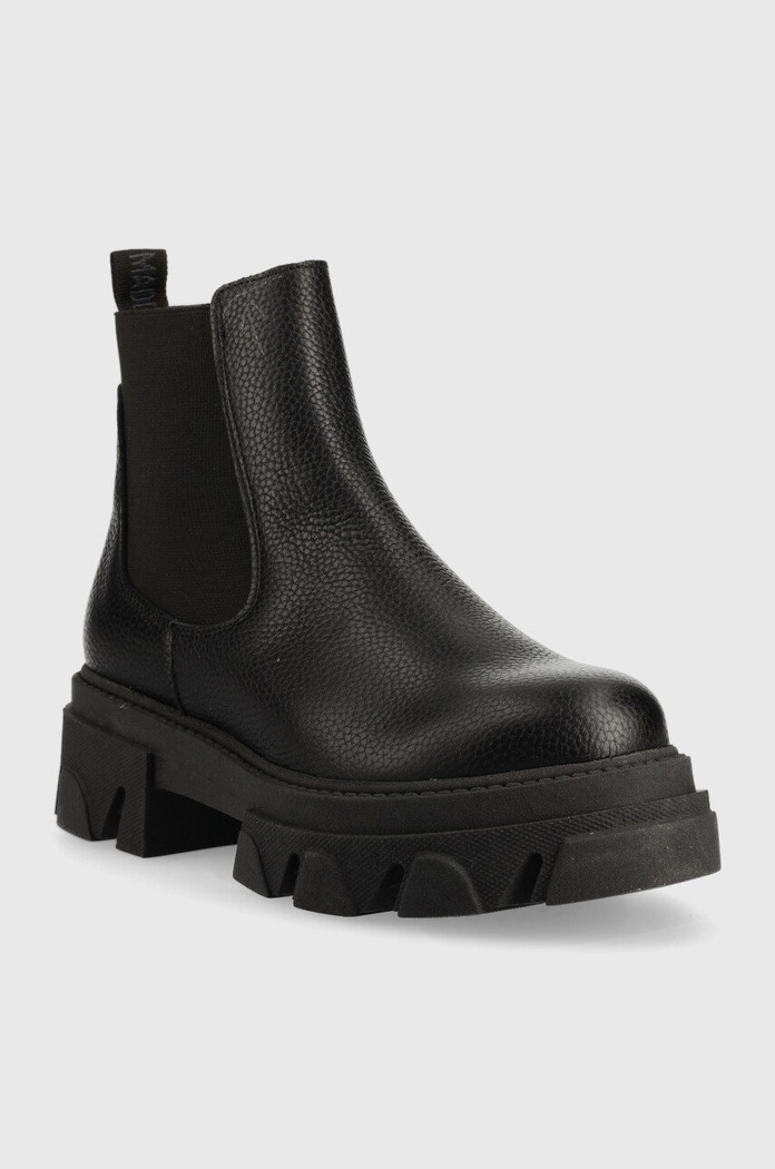 Steve Madden sztyblety skórzane Mixture SM11001800.017 czarny AW22