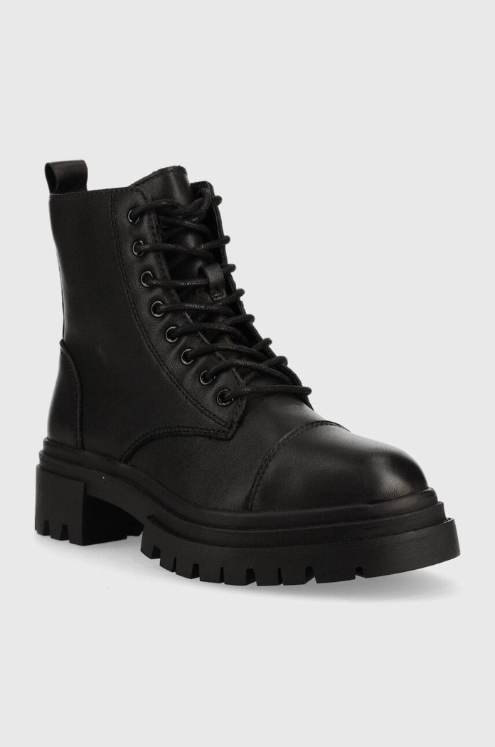 Kožené kotníkové boty Aldo Bigmark BIGMARK.001 černá AW22