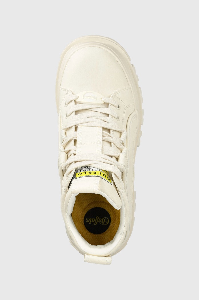 Buffalo buty Aspha NC Mid Laceup beżowy 1622136.WHT