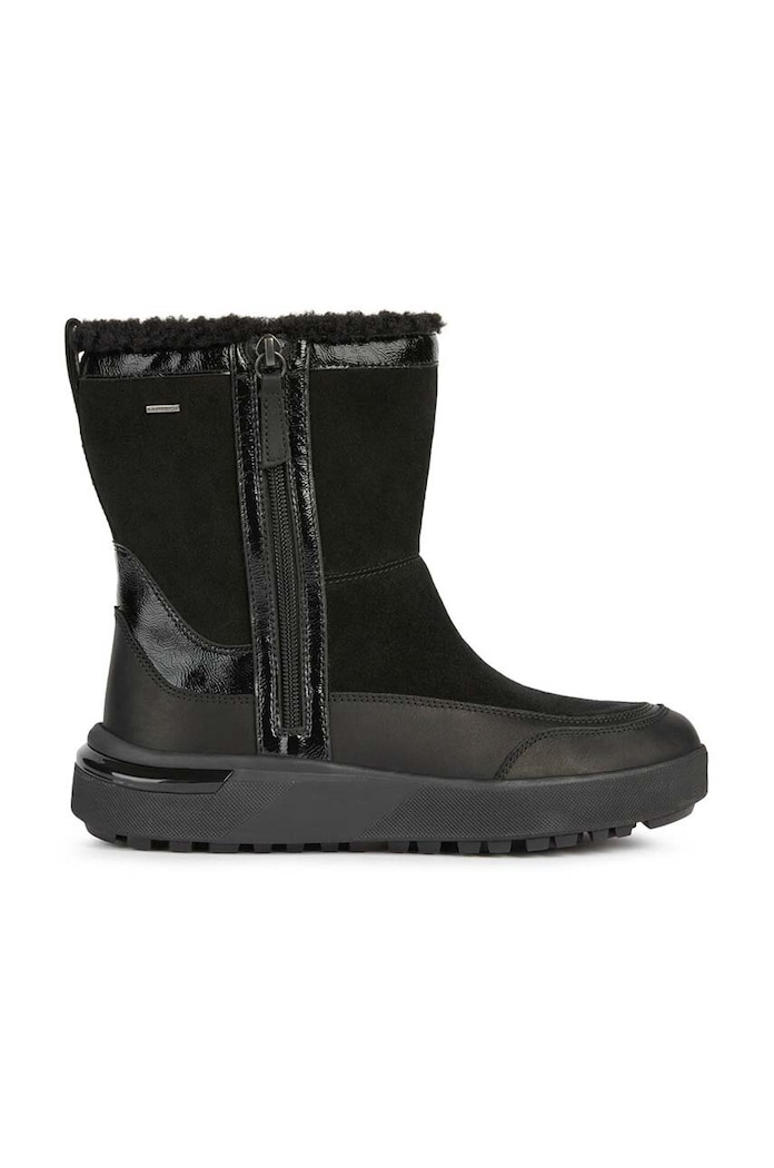 Geox velúr bokacsizma Dalyla B Abx lapos fekete D26QSB.02243.C9999