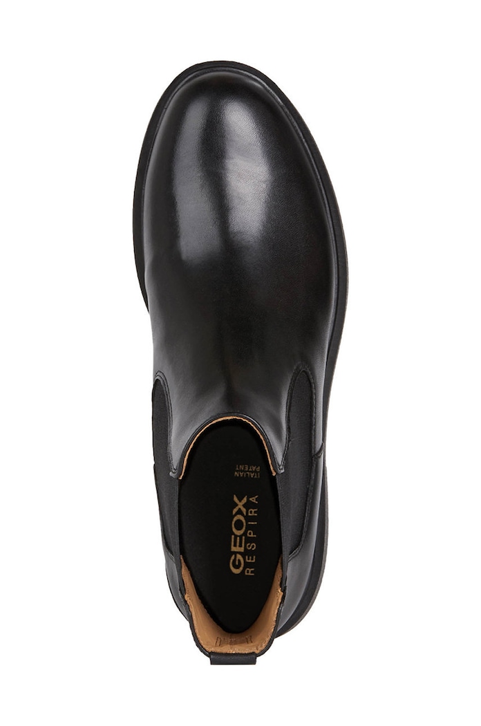 Geox stivaletti chelsea in pelle Spherica EC1 D16QRC.00043.C9999 nero