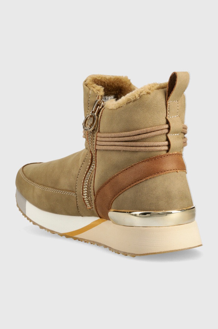 Boty Sněhule U.S. Polo Assn. Frida FRIDA009W.BUY1.BEI hnědá