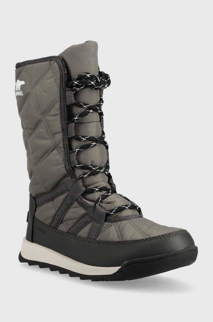 Sorel śniegowce Whitney II Tall Lace 1921351052 szary AW22