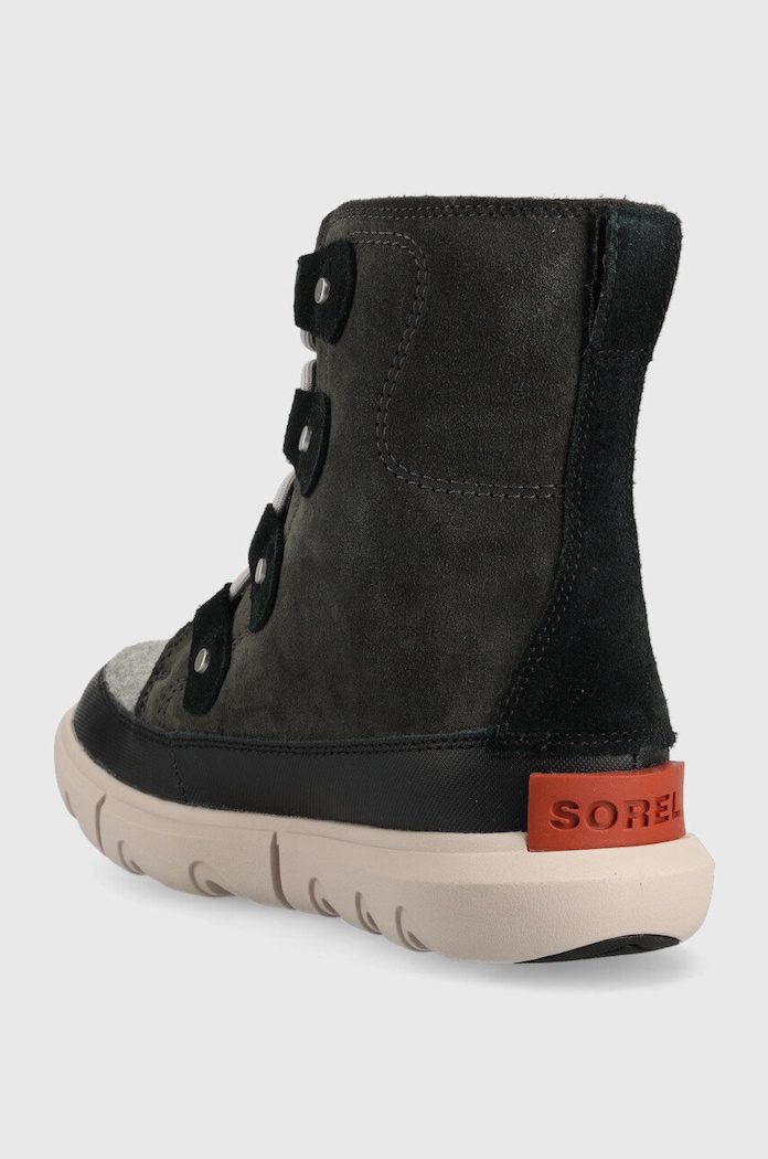 Încălțăminte Sorel cizme de zapada din piele intoarsa Explorer II Joan F 1959381093 negru