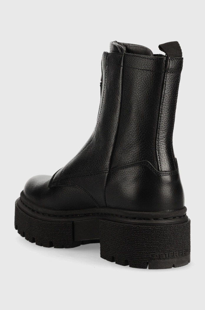 Obuwie G-Star botki skórzane Kafey Pfm 2241021823.BLK czarny