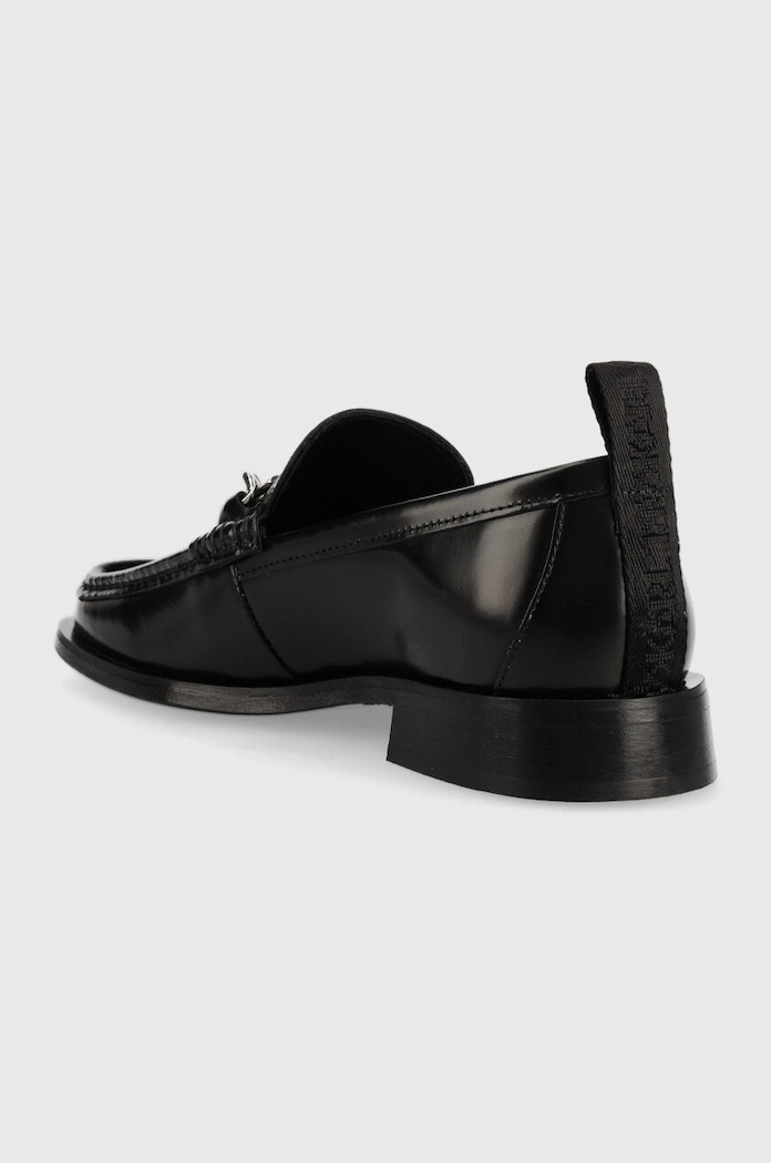 Boty Kožené mokasíny Karl Lagerfeld MOKASSINO II KL41335.000 černá